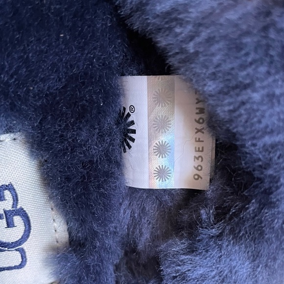 UGG Women’s Cluggette Sequin Navy Slippers - Picture 9 of 9